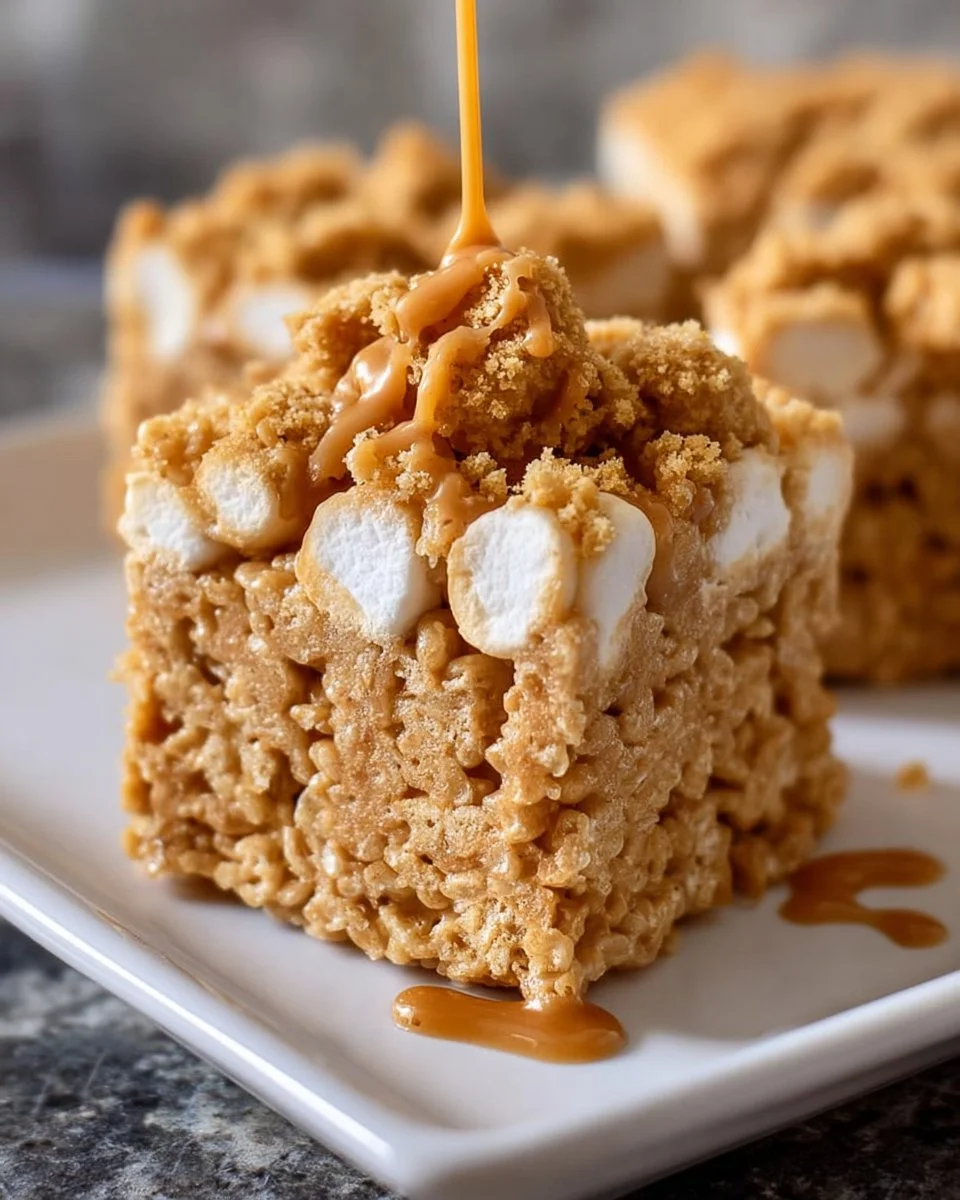 Biscoff Rice Krispie Leckereien