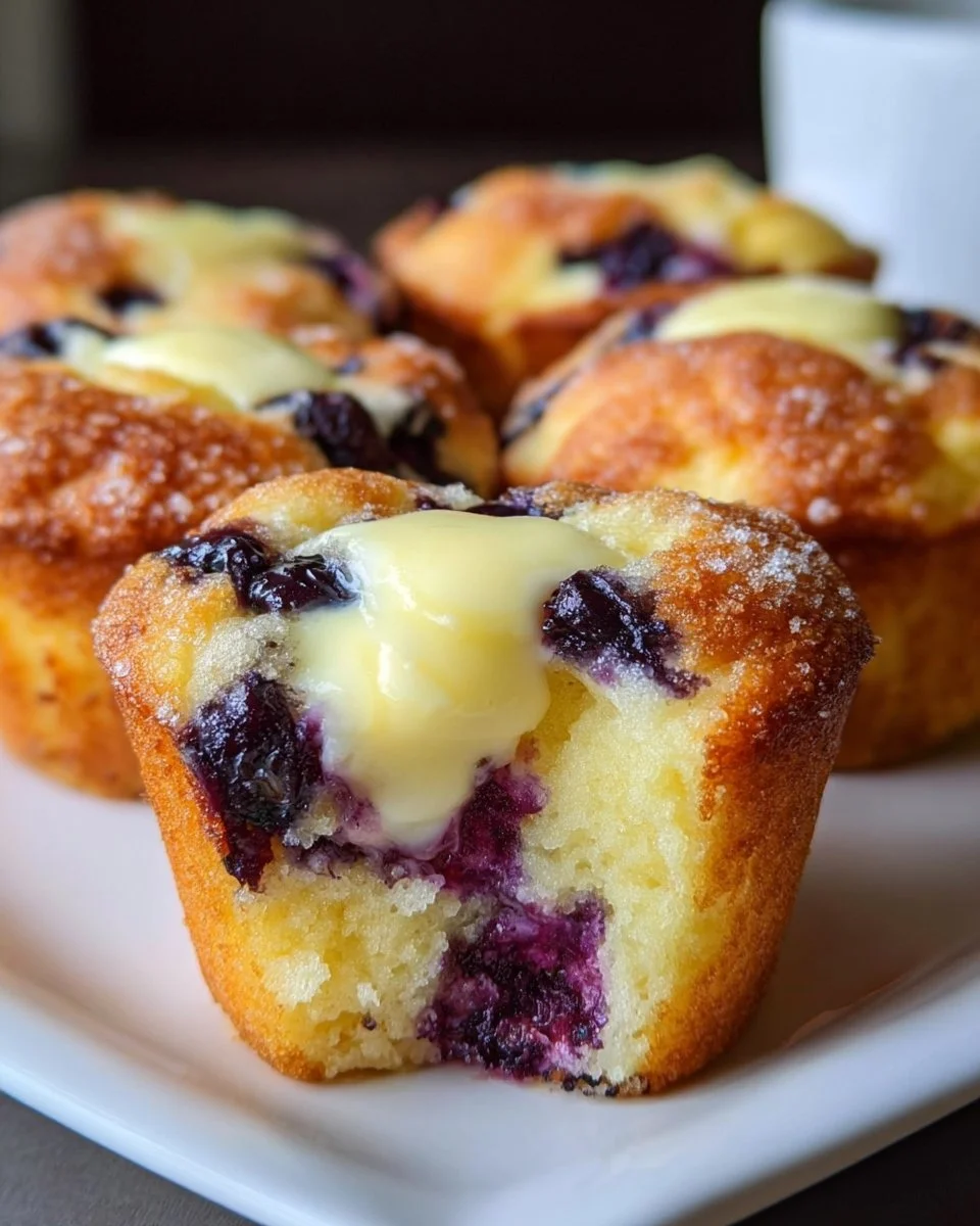 Blaubeer-Cream-Cheese-Muffins