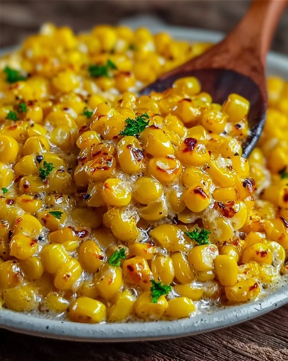 Cremiger Honig-Butter-Pfannenmais