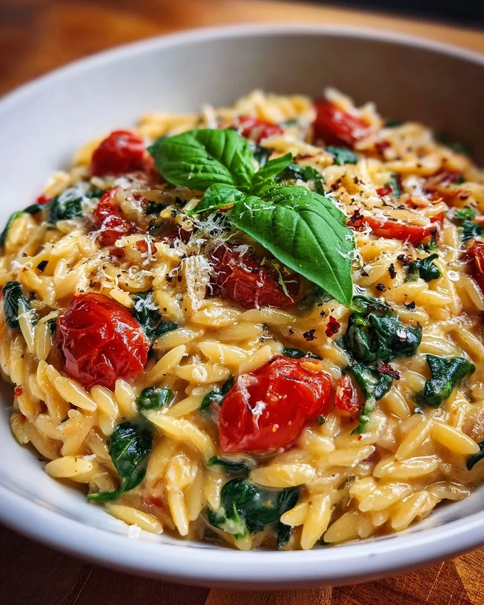 Cremiges toskanisches Orzo