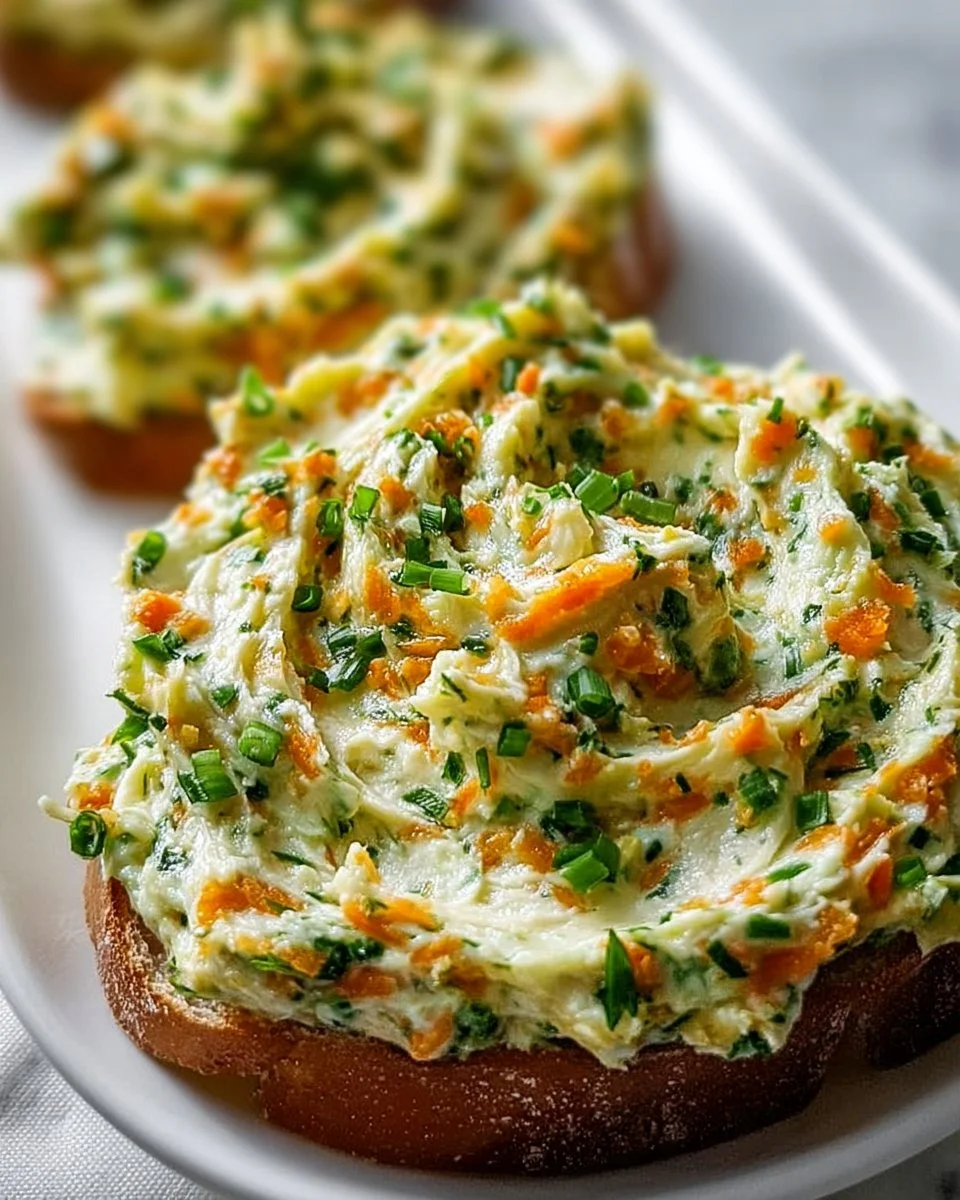 Hausgemachter Gemüseaufstrich aus frischem Gemüse und Kräutern.