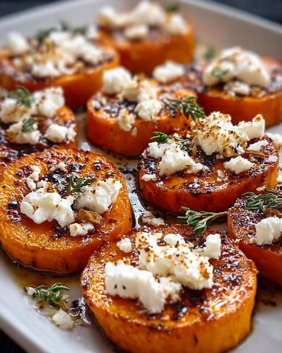 Honig Feta Süßkartoffel Runden für jeden Anlass