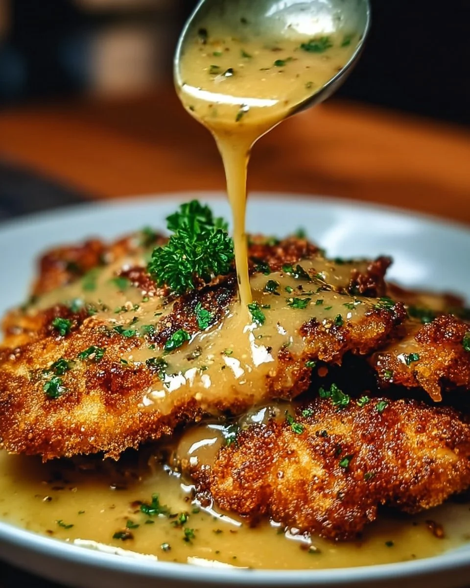 Krosse Parmesan-Hähnchen mit Knoblauchsauce