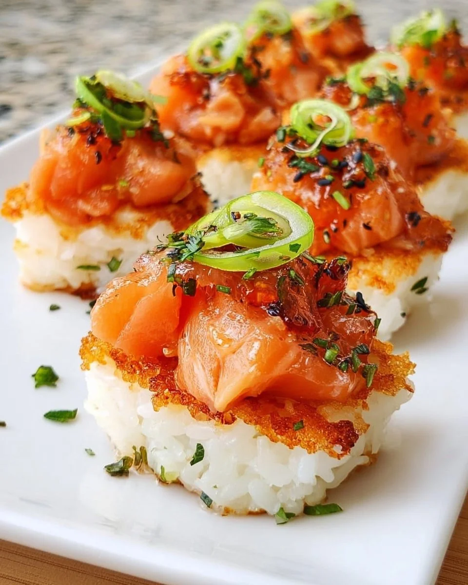 Krosse Reis-Lachs-Häppchen