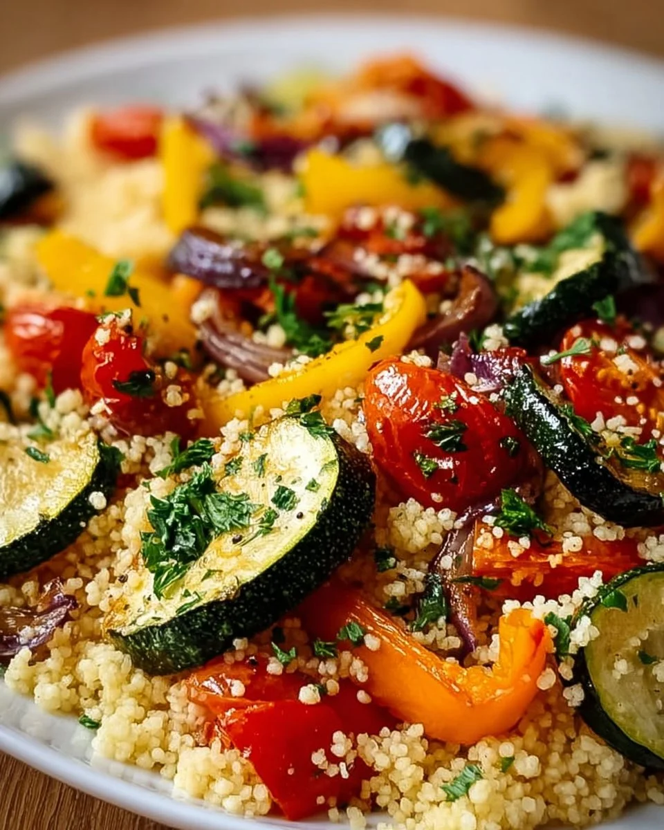 Röstgemüse Couscous für Geschmacksexplosion