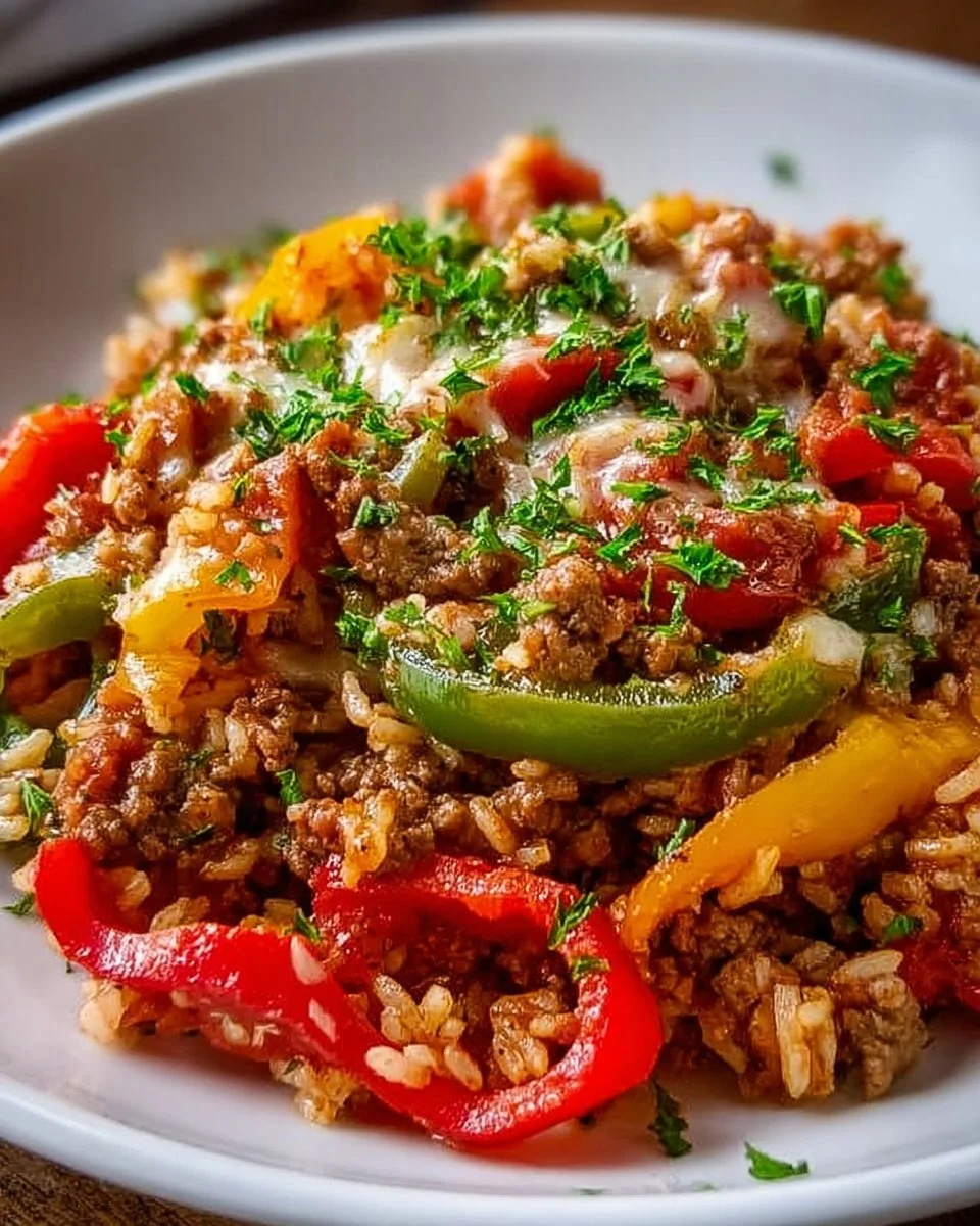 Ungefüllte Paprika-Pfanne