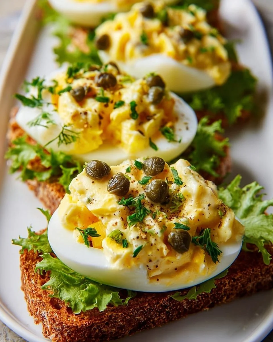 Zitronen-Kapern-Eiersalat