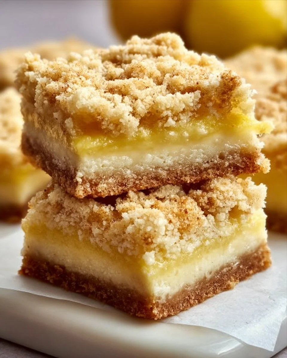 Zitronenkrümelriegel