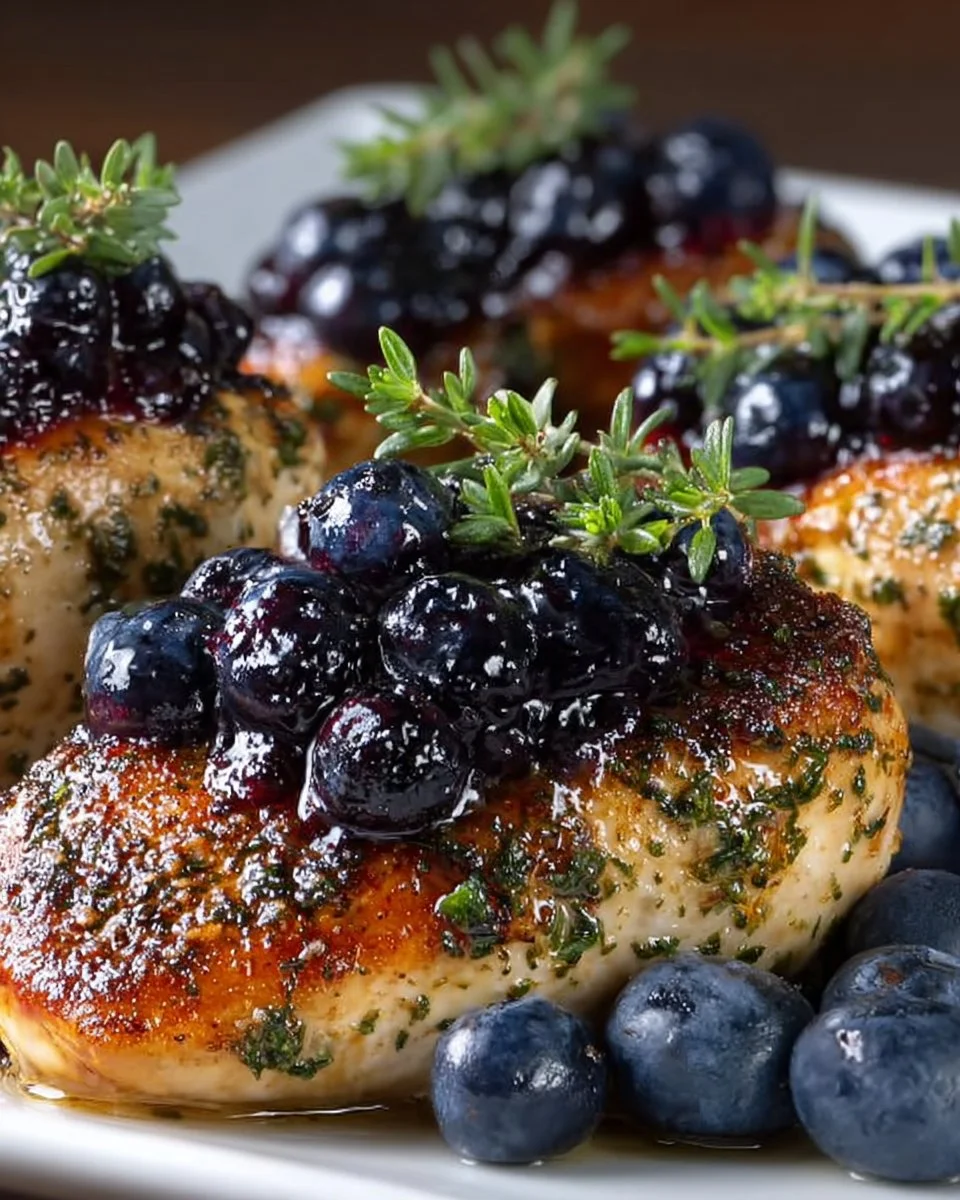 Blaubeer-Thymian-Hühnchen: Ein schmackhaftes Rezept, das Sie unbedingt ausprobieren müssen!