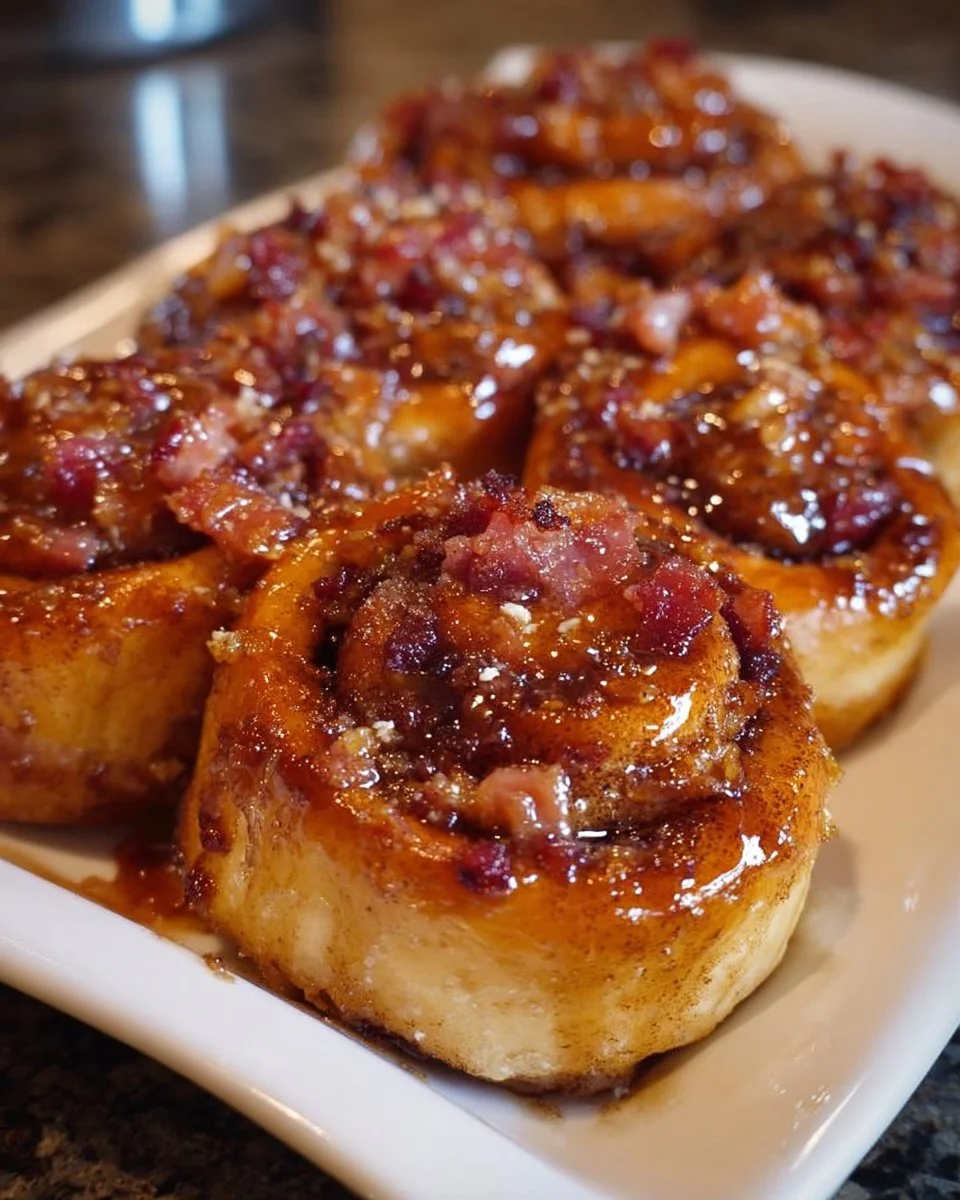 Bourbon-Ahornspeck-Zimtschnecken: Eine süße Versuchung!