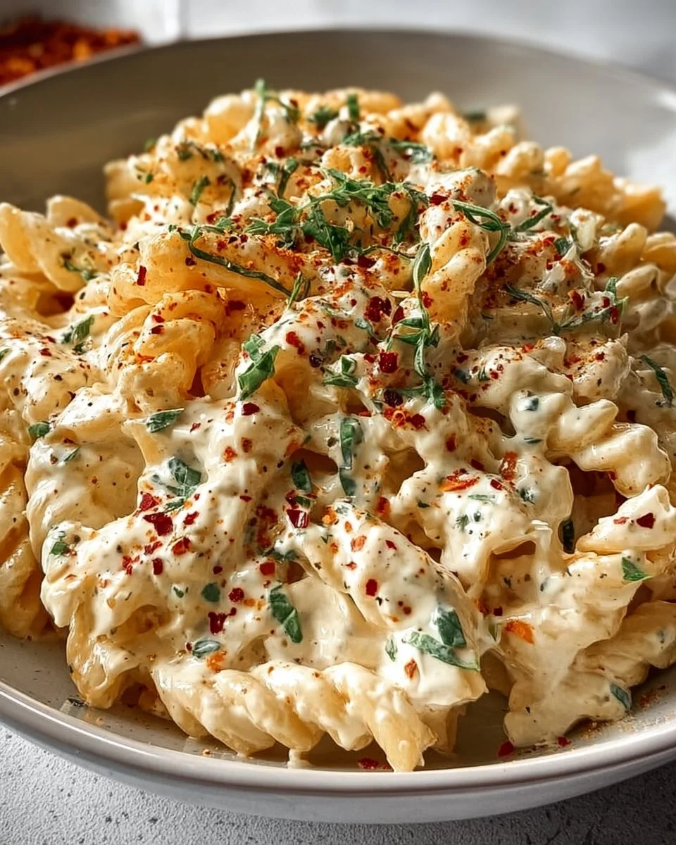 Cremige Cottage Cheese Pasta Sauce für Protein-Liebhaber