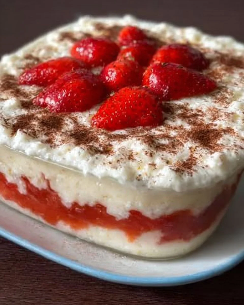Erdbeer Milchreis Tiramisu