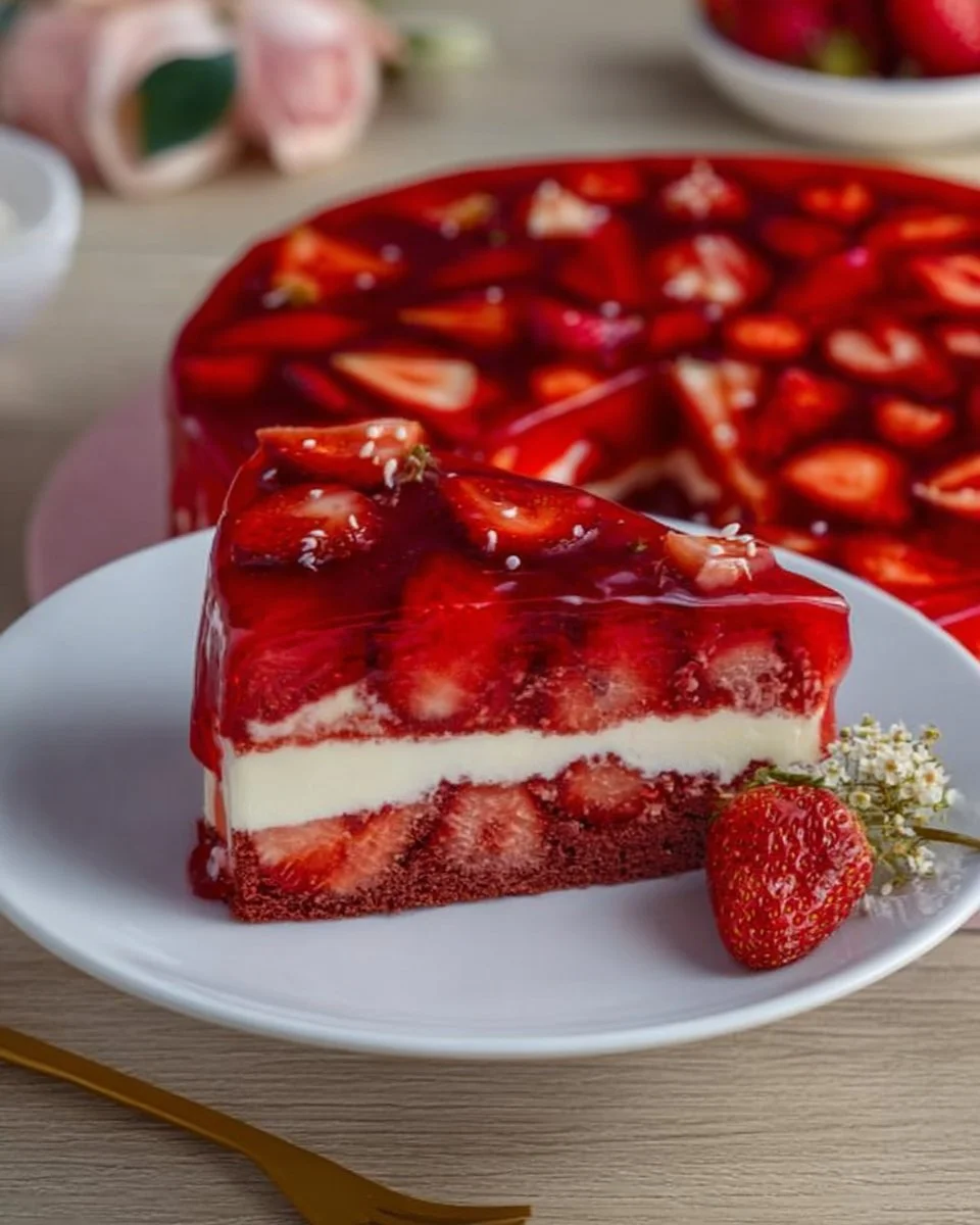 Erdbeerkuchen mit Mascarpone