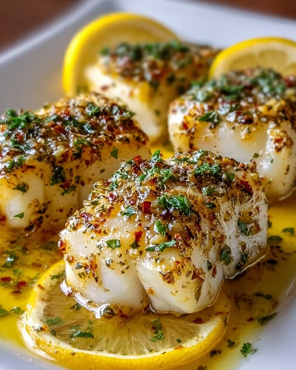 Gesunder Zitronenbutter gebackener Kabeljau: Ein angenehm einfaches Rezept