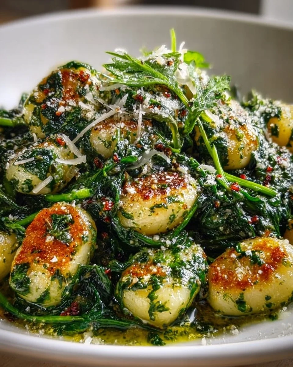Grüne Gnocchi mit Wilder Spinat: Entdecke eine köstliche Wendung!