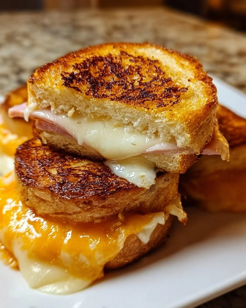 Hawaiian Roll gegrillter Käse