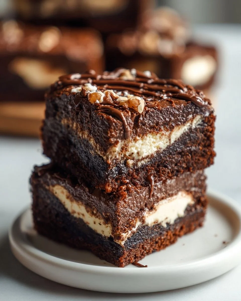 Hüttenkäse-Protein-Brownies