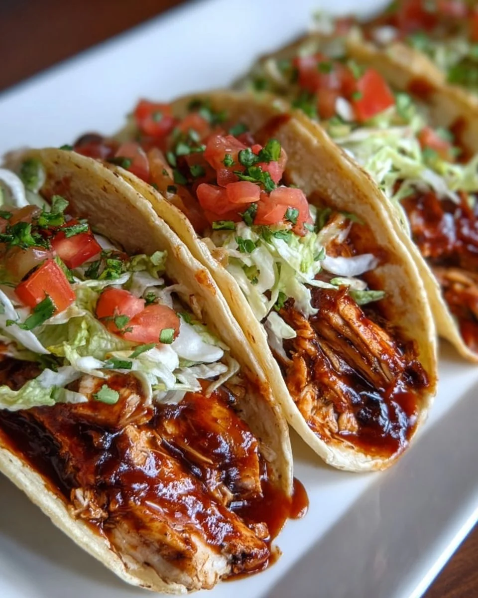 Knoblauch-Butter-Honig BBQ Hähnchen-Tacos: Eine Geschmacksexplosion!