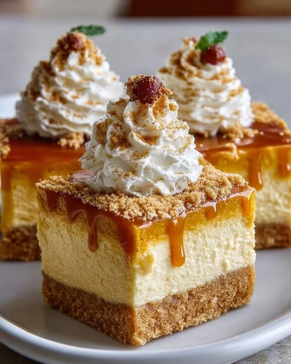 Kürbis-Cheesecake-Riegel: Ihr neues Lieblingsdessert im Herbst!