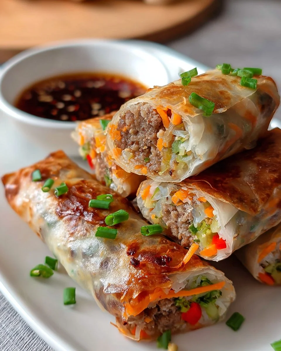 Proteinreiche Frühlingsrollen