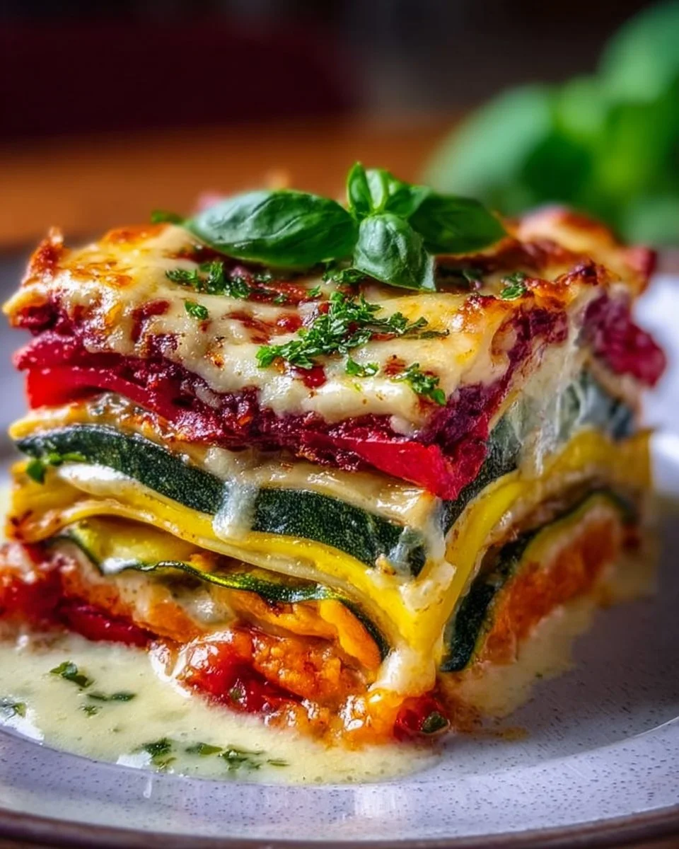 Regenbogenlasagne