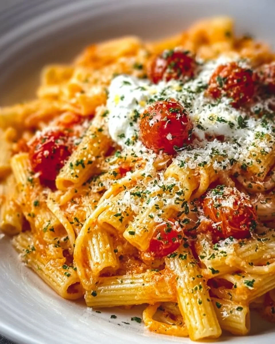 Tomaten-Knoblauch-Pasta