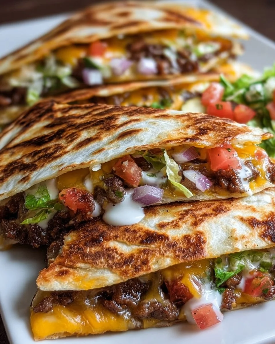 Unwiderstehliche Smashburger-Quesadillas, denen Sie nicht widerstehen können!