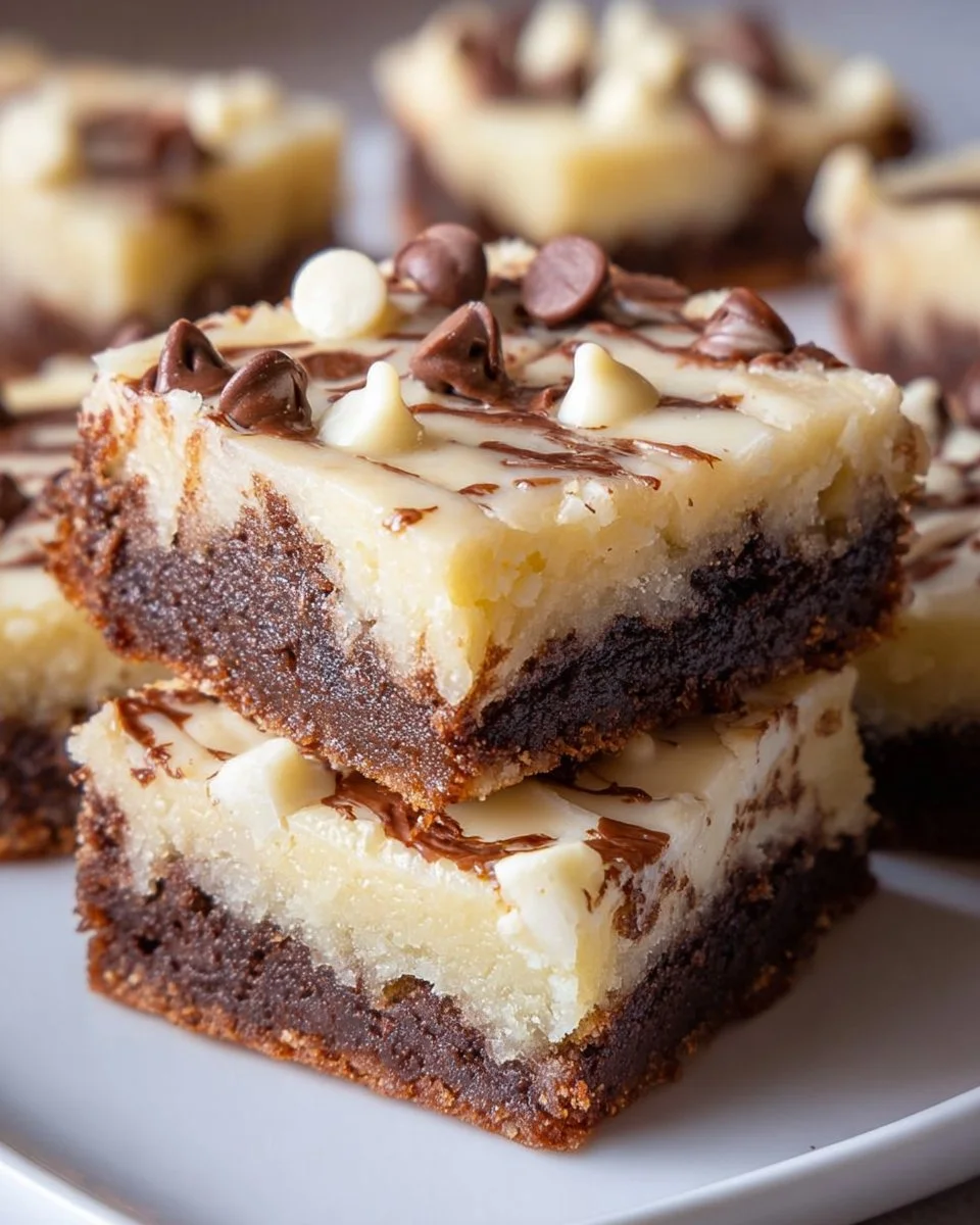 Weiße Schokoladenbrownies