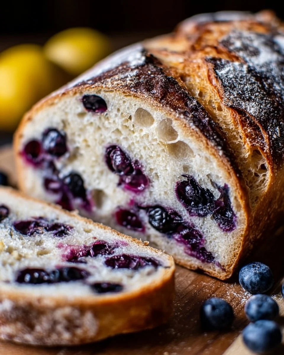 Zitronen-Heidelbeer-Sauerteigbrot: Eine köstliche Wendung erwartet Sie!