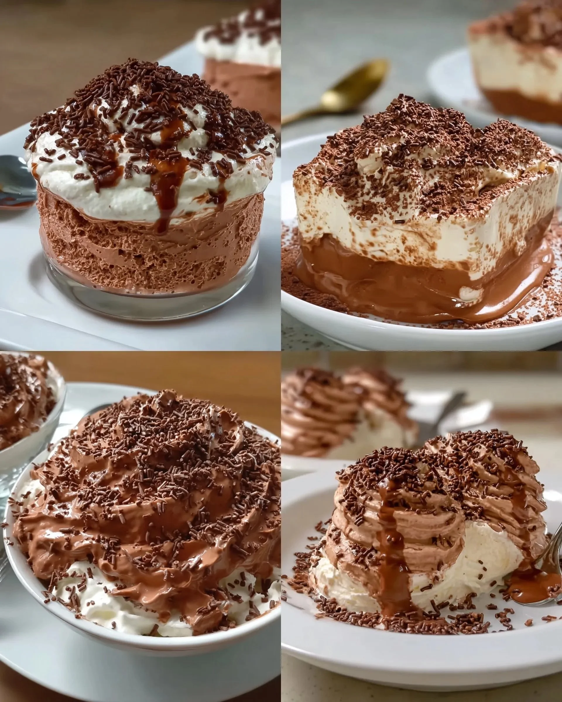 Dessert aus Mascarpone und Nutella
