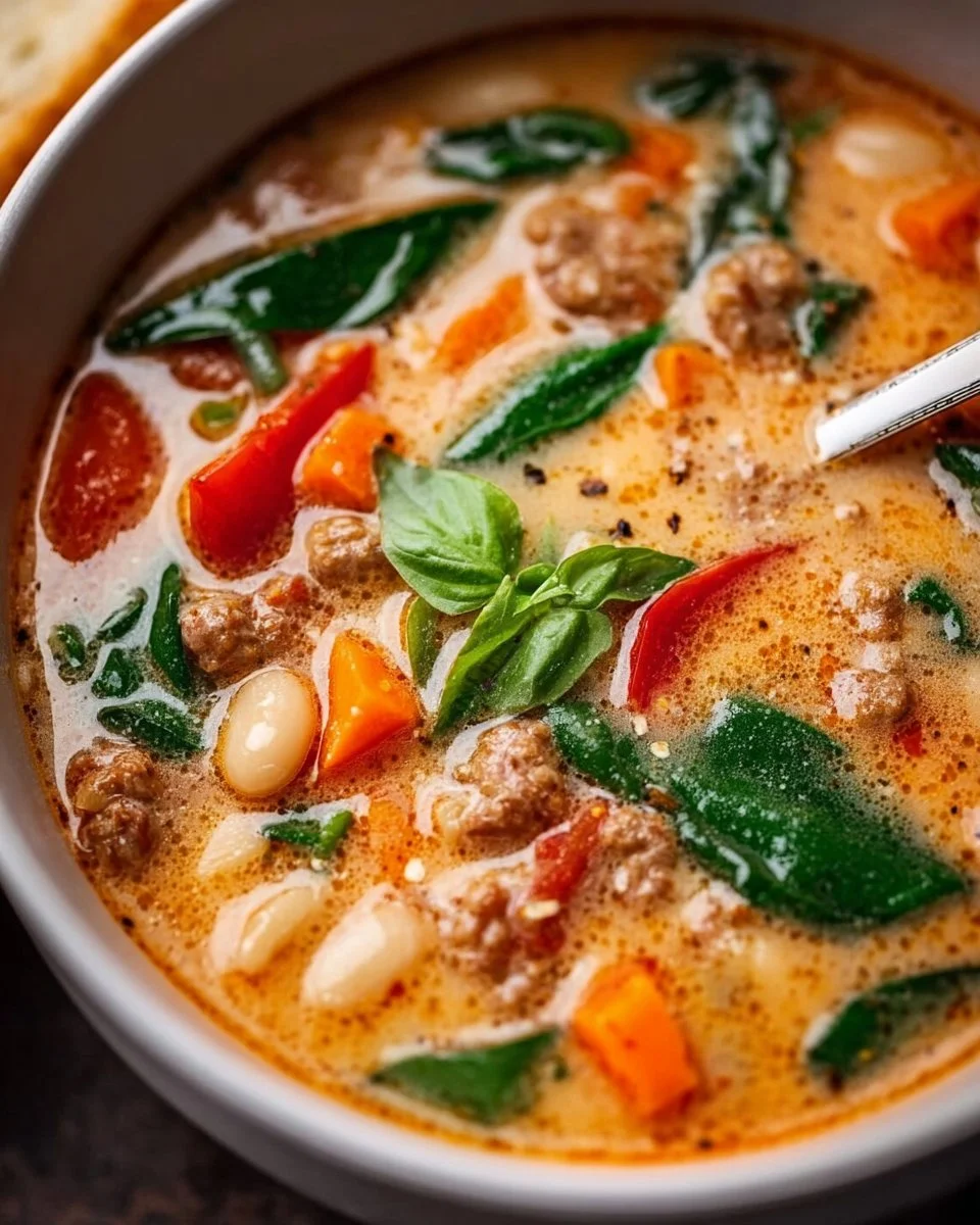 Herzhafte toskanische Suppe