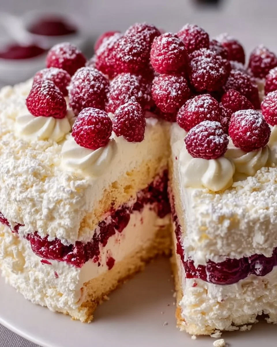Himbeer-Raffaello-Torte
