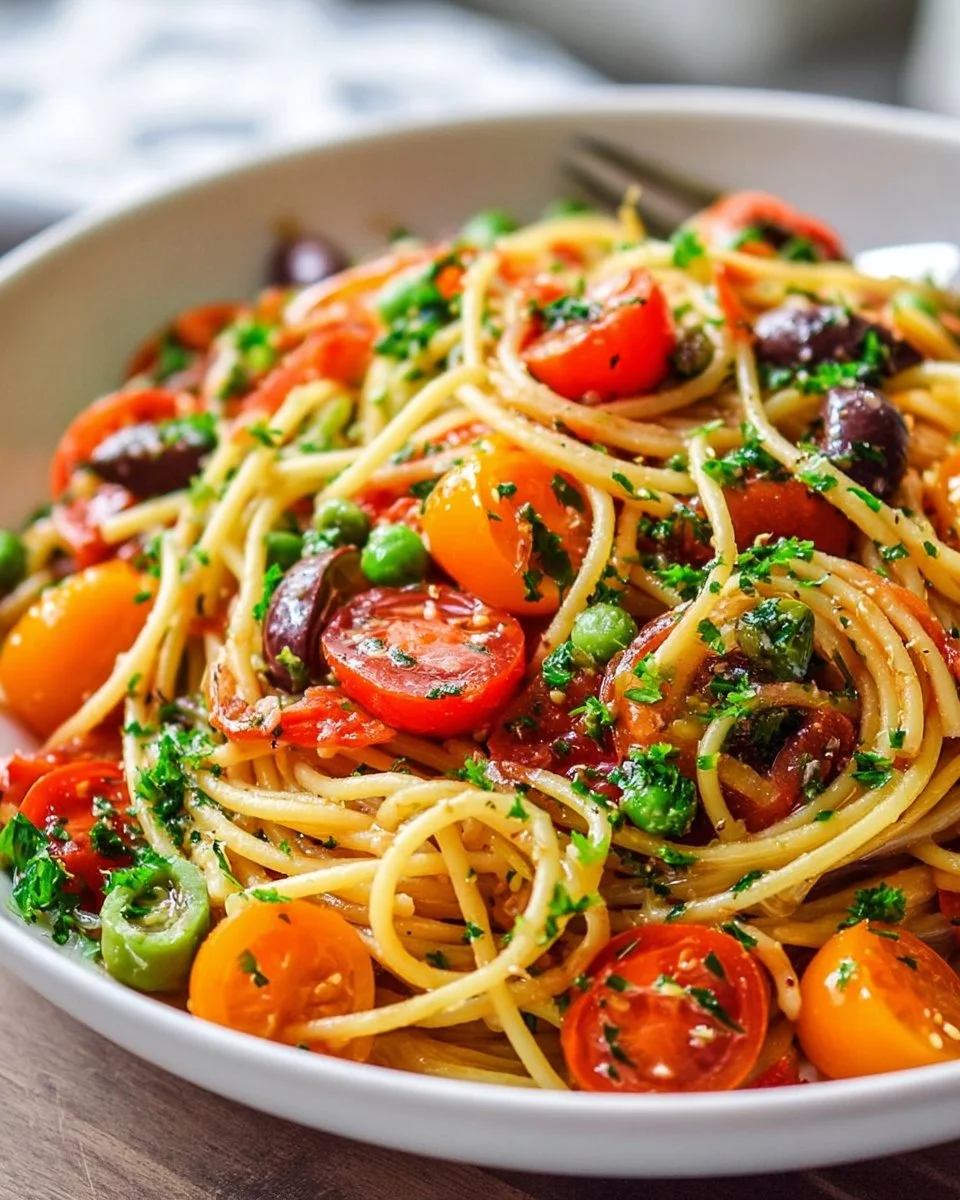 Kalifornischer Spaghetti-Salat