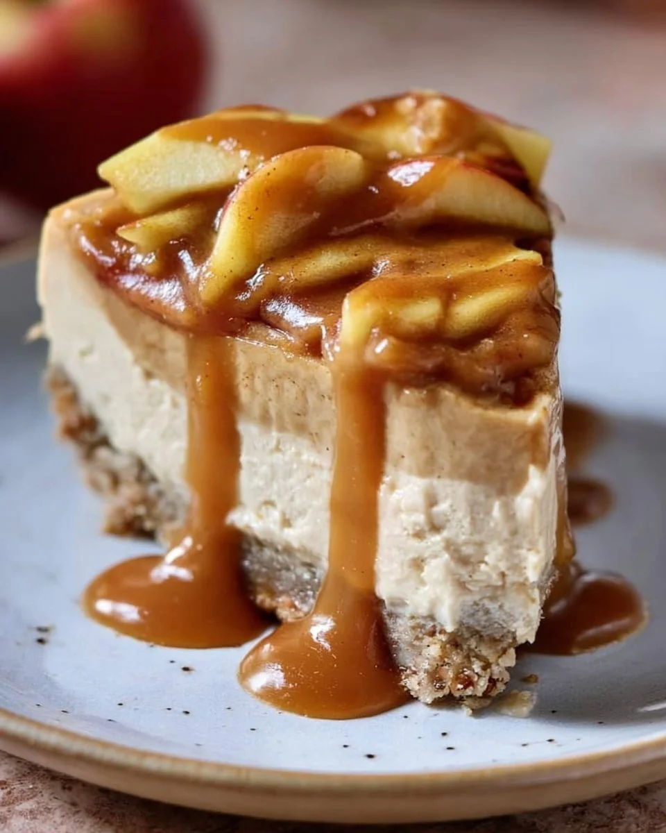 Karamell-Apfel-Käsekuchen