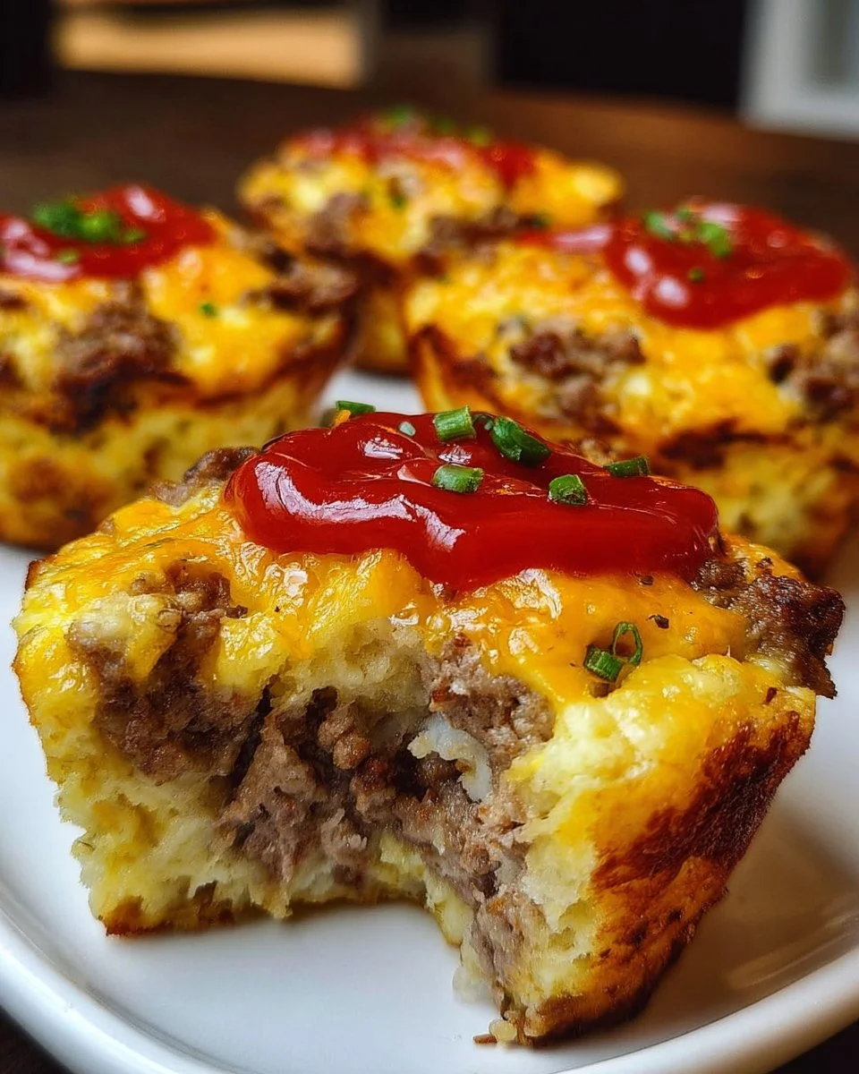 Käseburger-Muffins