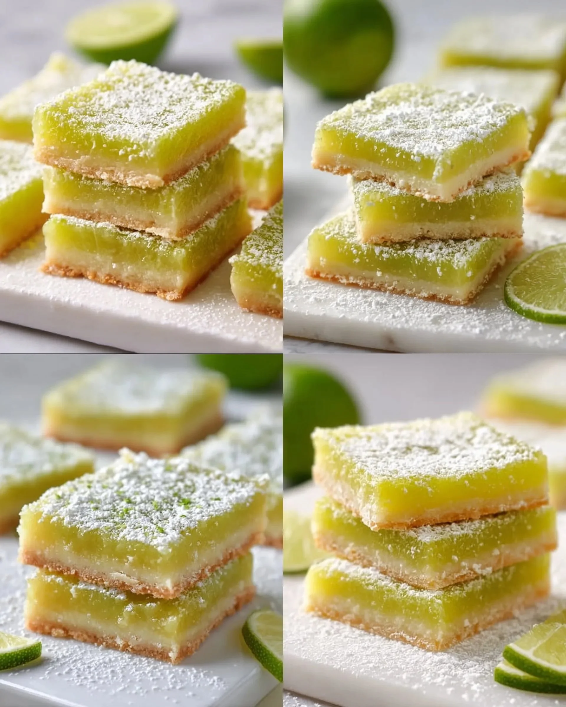 Lime Bars sind genau wie Zitronenriegel, aber mit Limetten statt mit Zitronen gemacht. Ein Mürbeteigboden wird mit einem würzigen…
