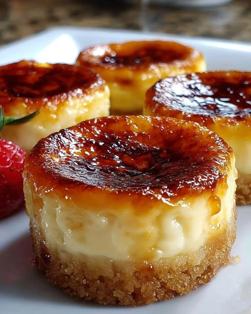Mini Crème Brûlée Käsekuchen