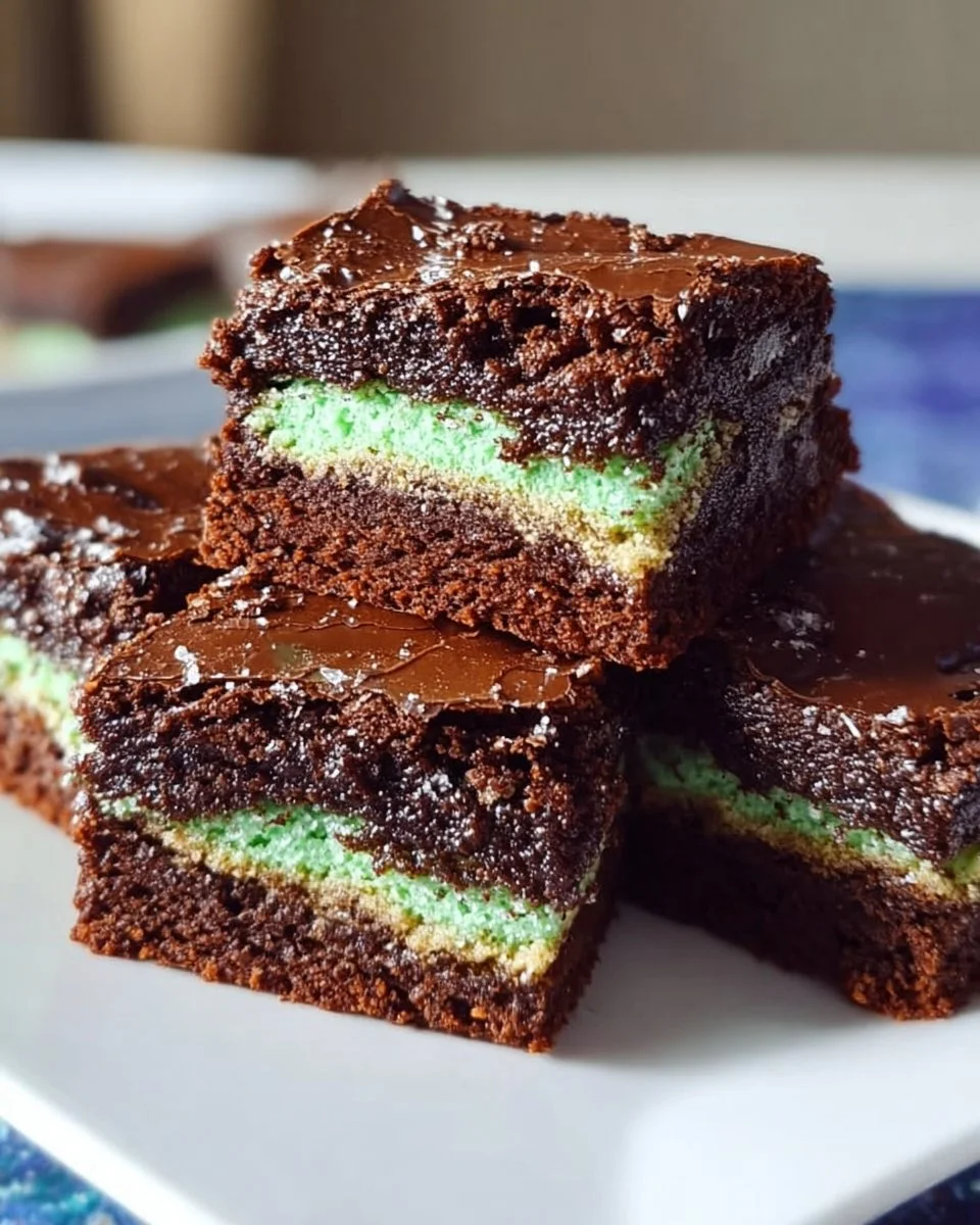 Mint Aero Brownies