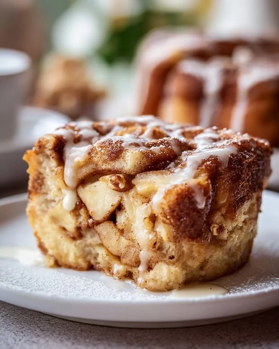 Saftiger Zimtschnecken Apfelkuchen