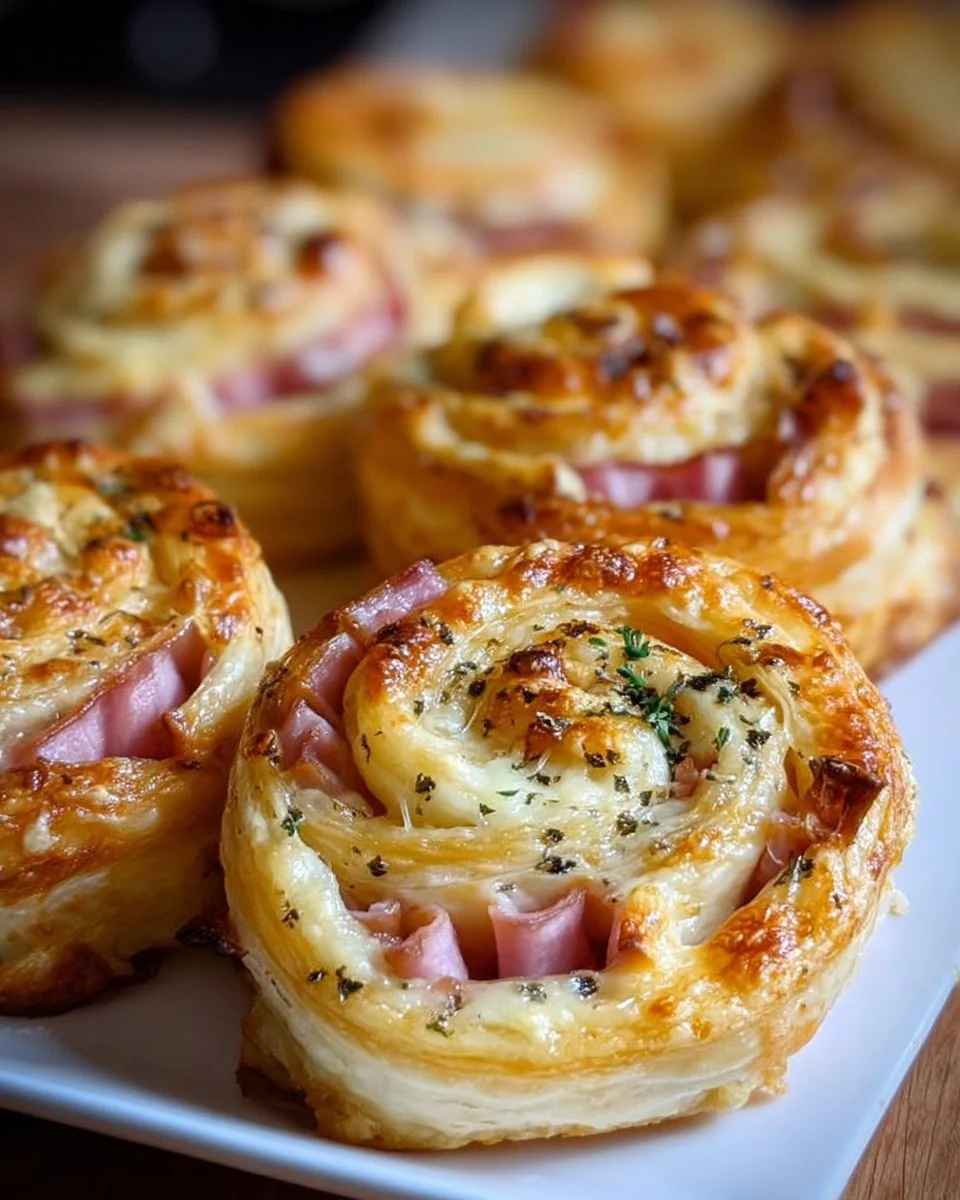 Schinken-Käse-Schnecken