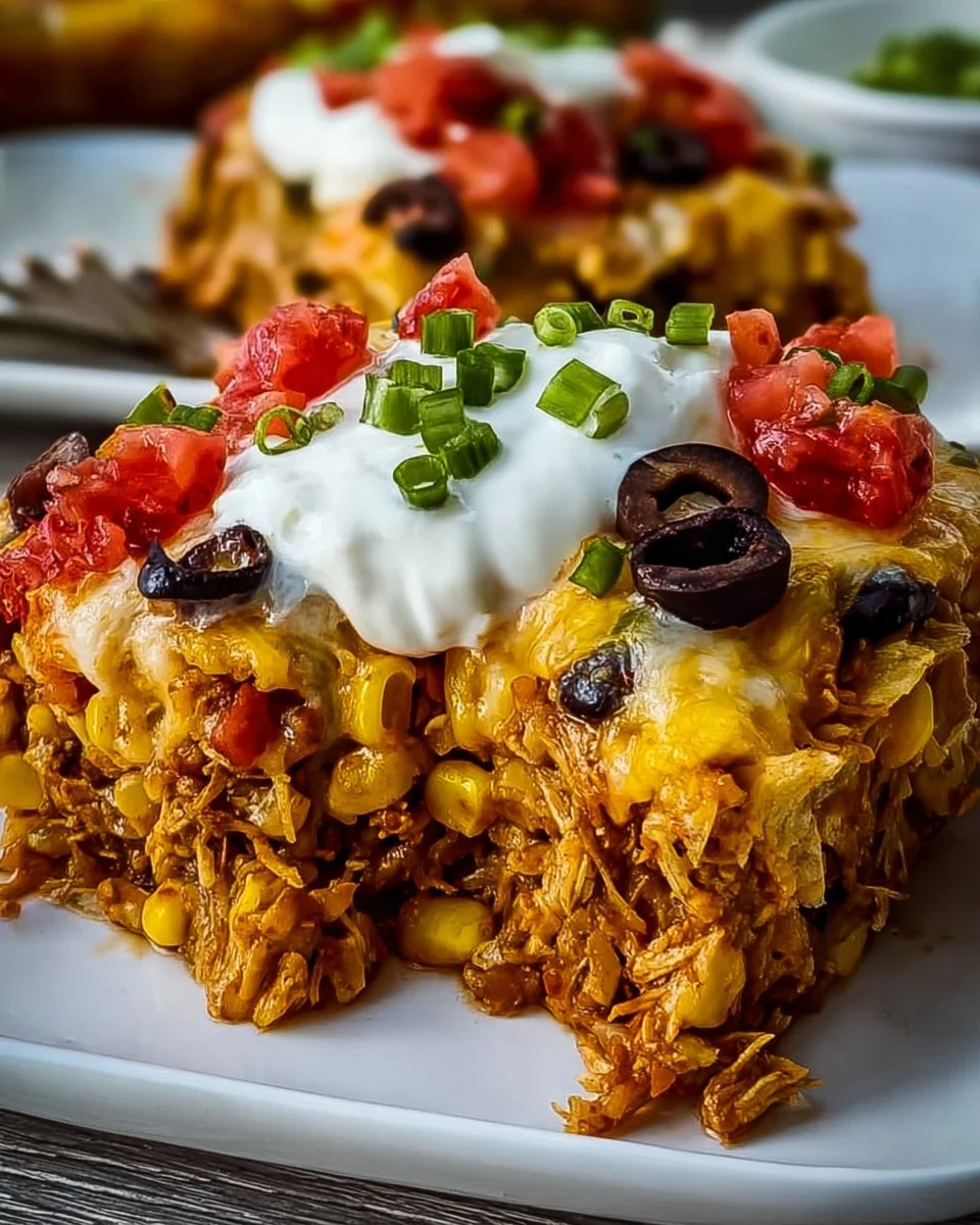 Tex-Mex Hähnchen-Taco-Auflauf