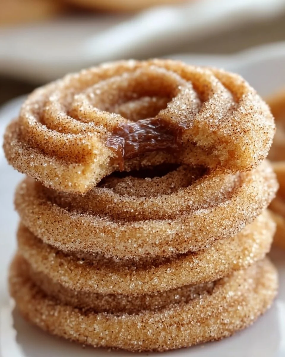 Weiche und zähe Zimt-Zucker-Churro-Kekse