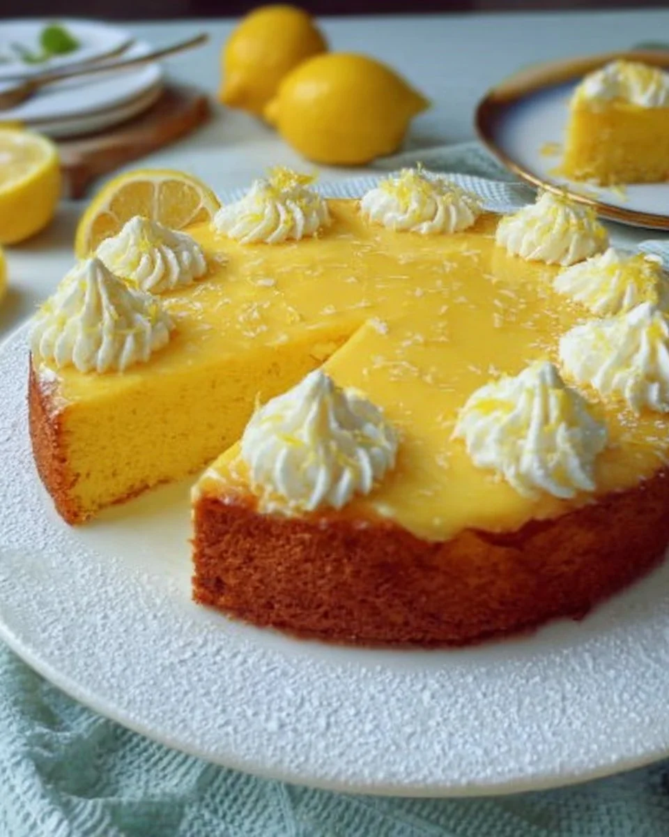 Zitronentorte mit Joghurt
