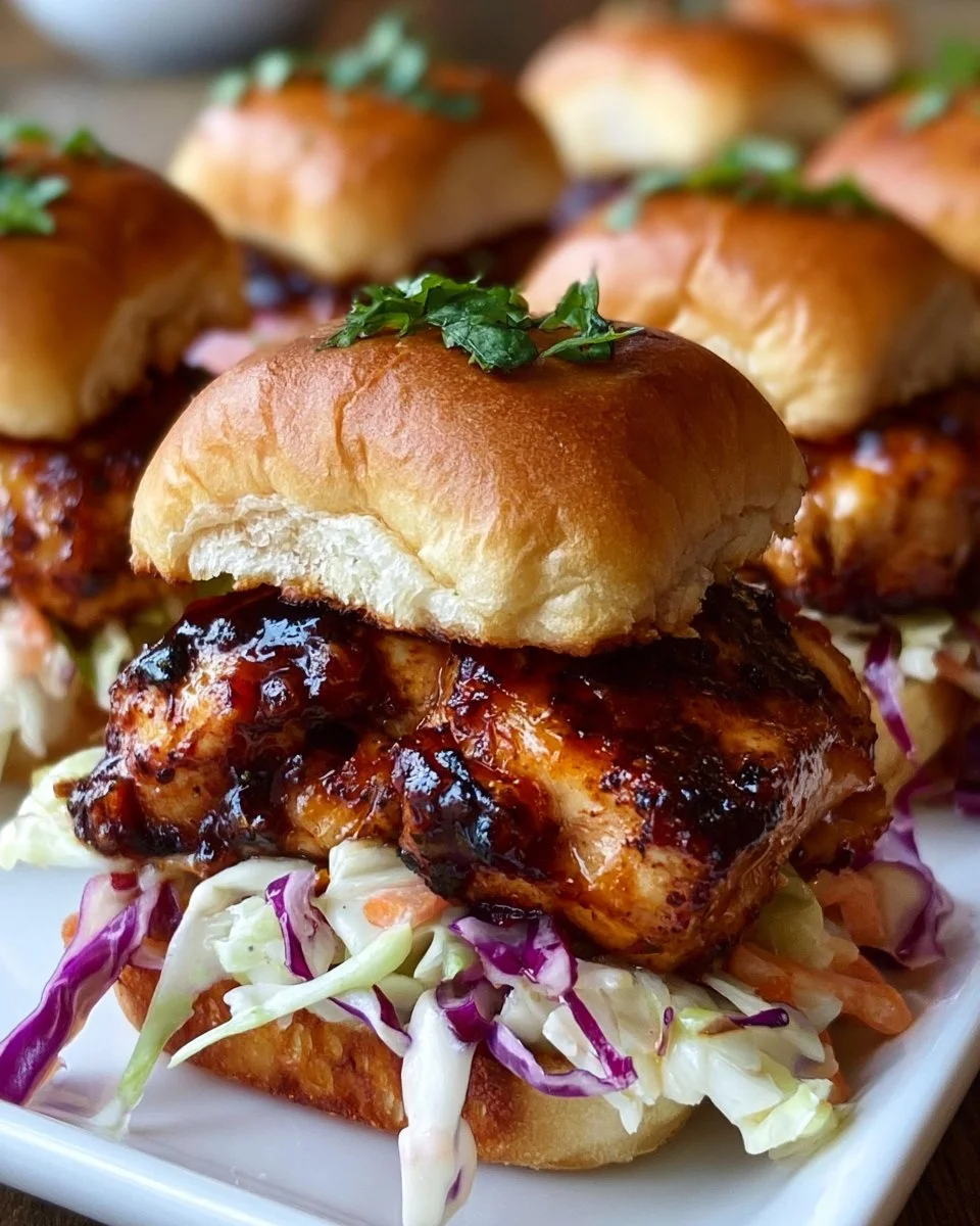 Honig-Chipotle-Hähnchen-Slider