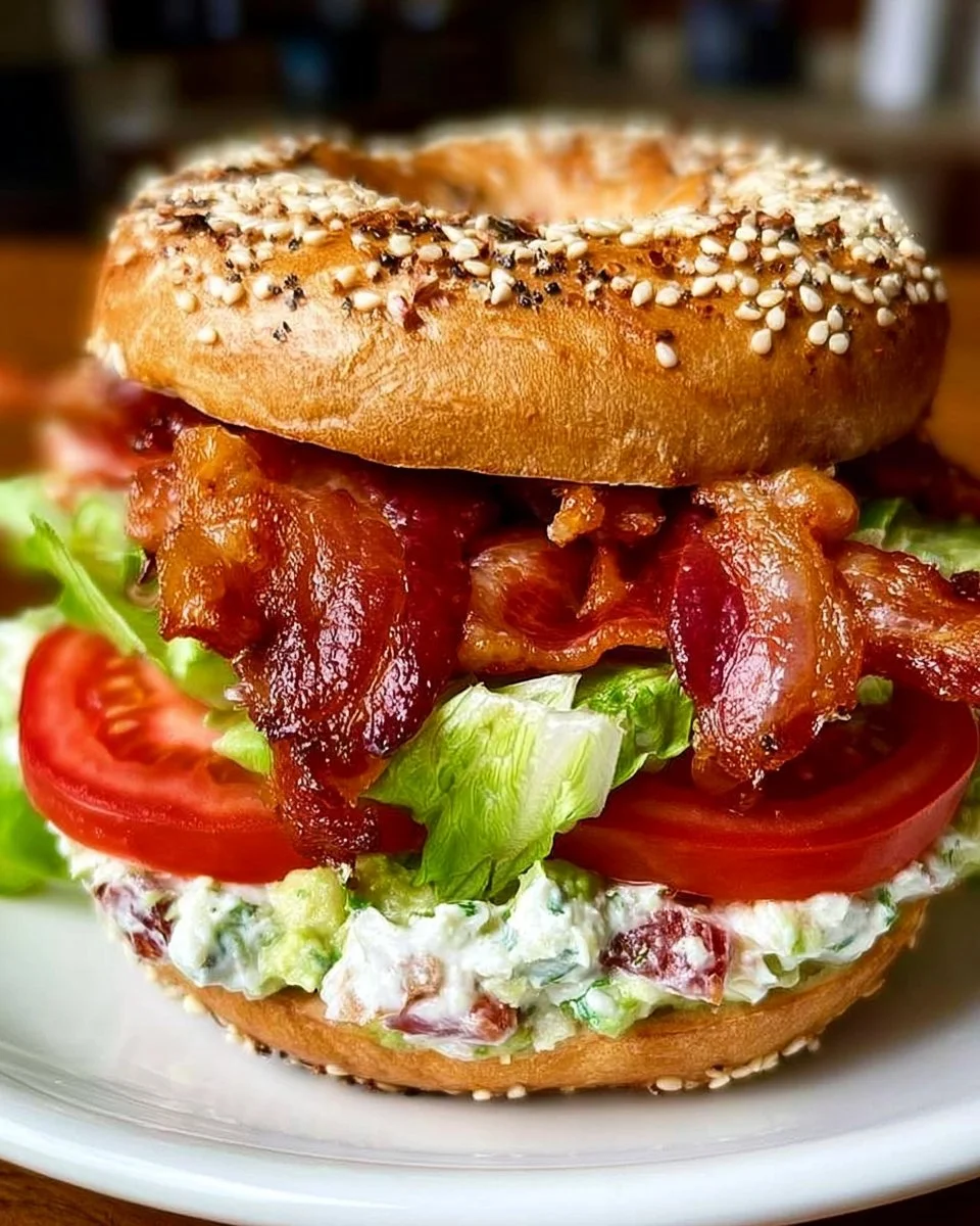 Kalifornischer BLT gehacktes Bagel