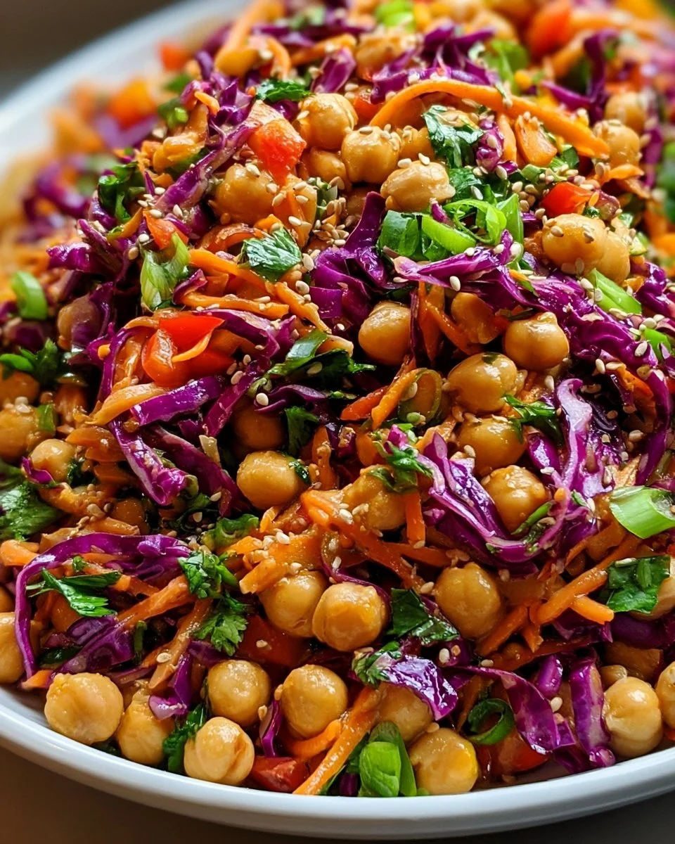 Knuspriger Thai-Kichererbsensalat