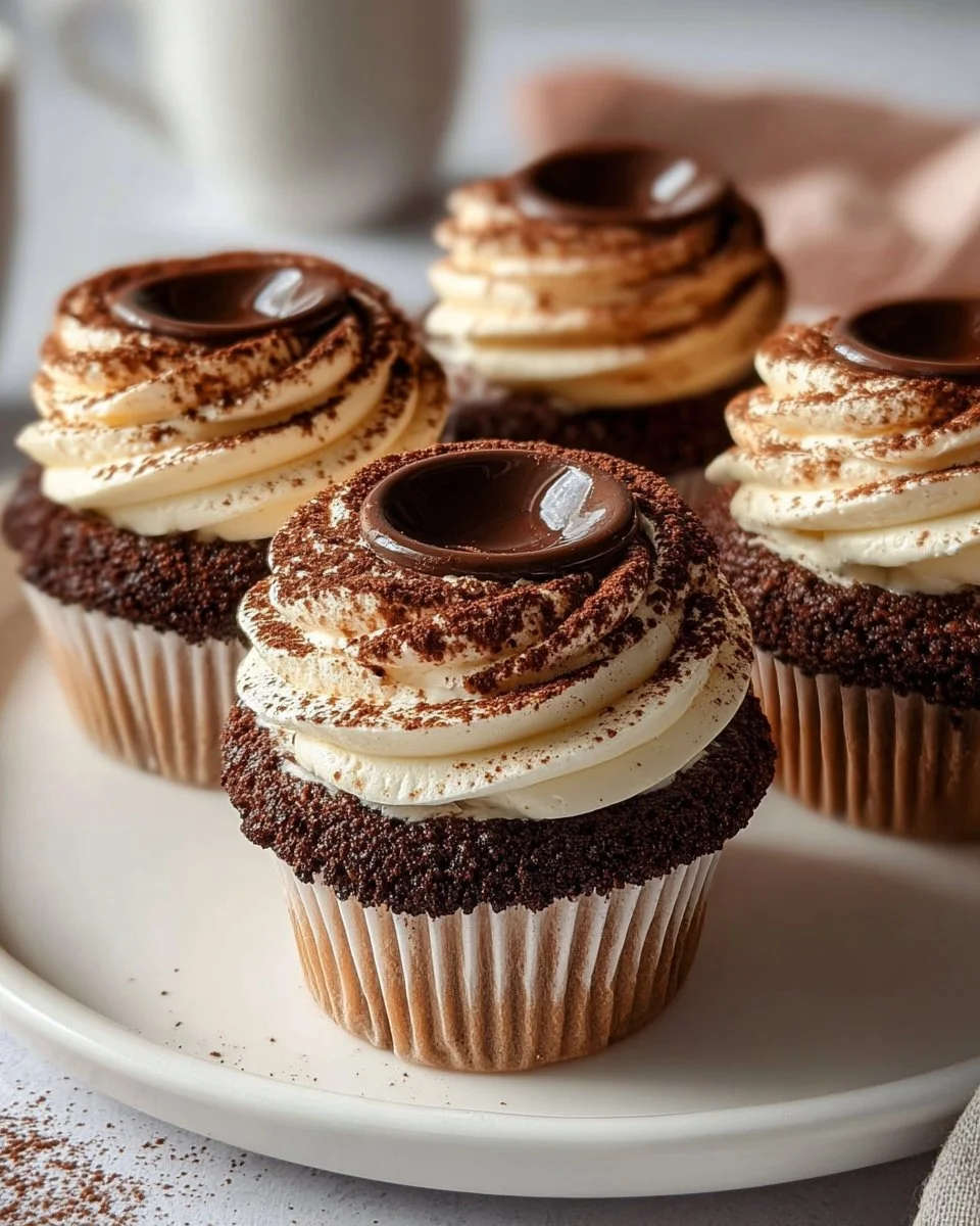 Schokoladen-Tiramisu-Cupcakes