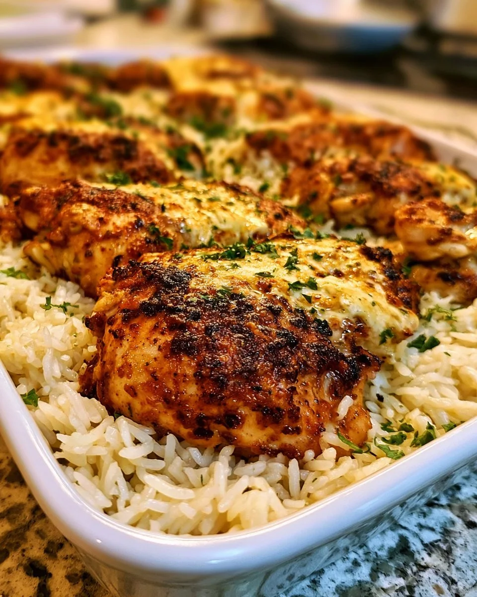Cajun-Hähnchen &amp; Reis